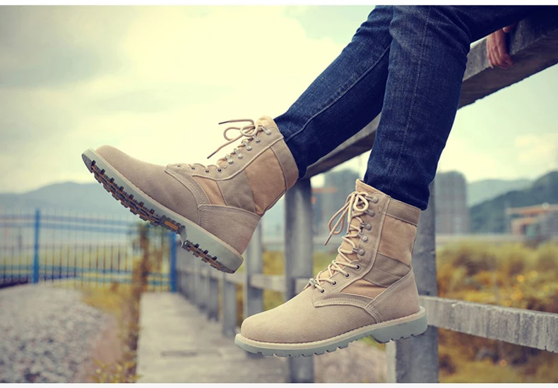 Women's Ankle Boot Women Mid-Calf Desert Boots' Leather Boots Women Knee High Flat High Boots Female Winter Shoes Plus Size 11 9 (2)