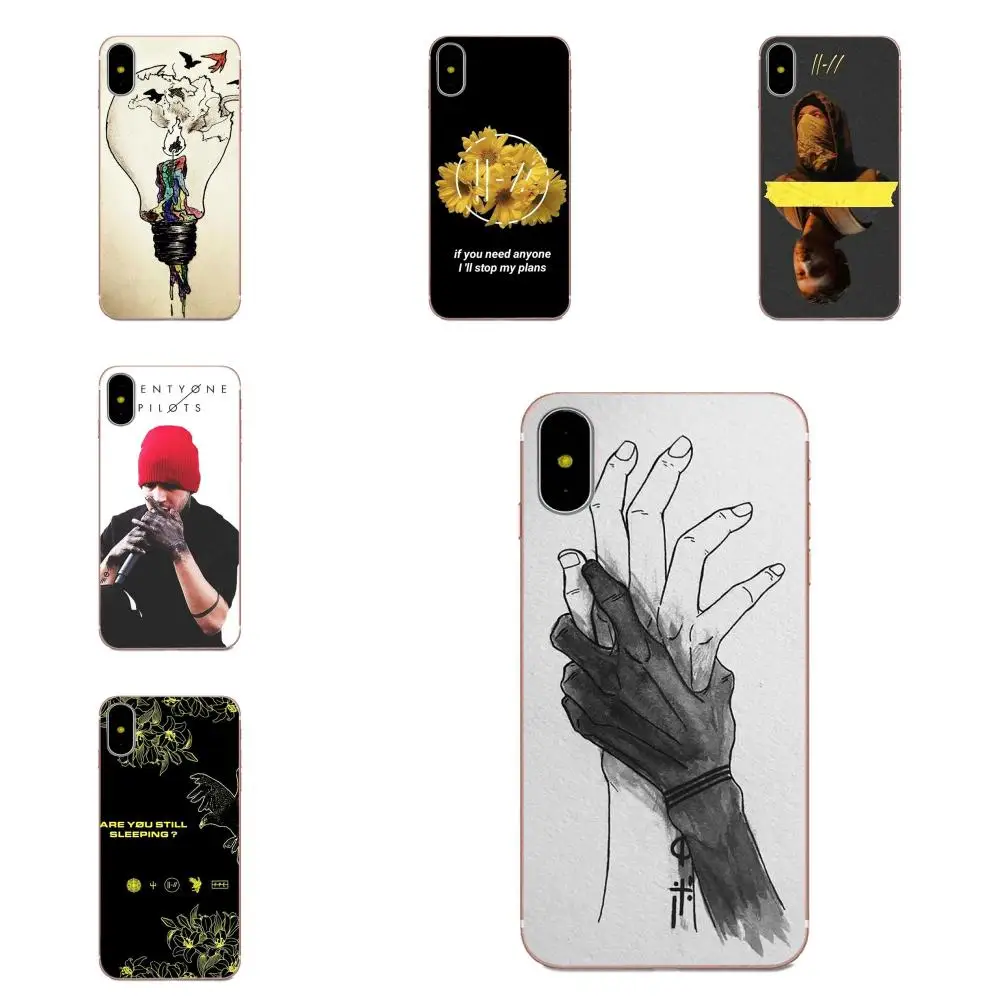 Мягкий чехол Twenty One Pilots для Samsung Galaxy Note 5 8 9 S3 S4 S5 S6 S7 S8 S9 S10 mini Edge Plus Lite|Чехлы-накладки|