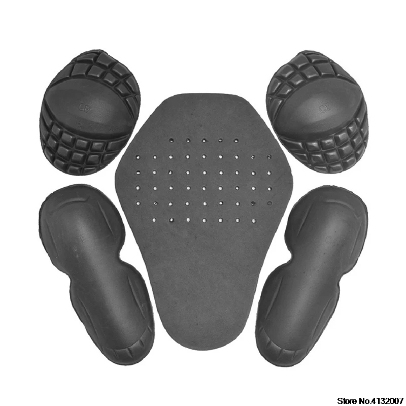 

5 xMotorcycle Riding Shoulder Elbow Back Protection Pad Racing Safety Armour 828 Promotion