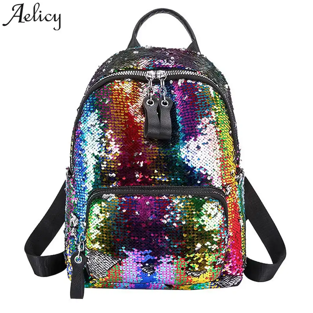 Sequin school bag Clearance