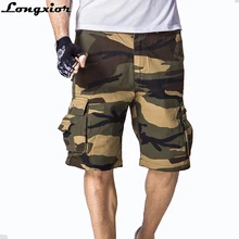 Новые брендовые дышащие шорты Ho мужские s плюс размер камуфляжные шорты для мужчин летние хлопковые камуфляжные повседневные мужские шорты милитари WP5