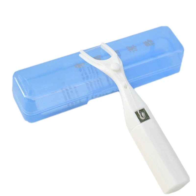 50m Ultra Thin Flat Wire Reusable Dental Floss Holder Plastic Giftbox Interdental Cleaner With 50m Flosses For Oral Hygiene