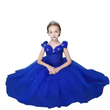 Бальное платье принцессы для девочек; платье для дня рождения; нарядное платье для девочек; Одежда для девочек на свадьбу; детское платье без рукавов для дня рождения и Рождества; Возраст 2-13 лет