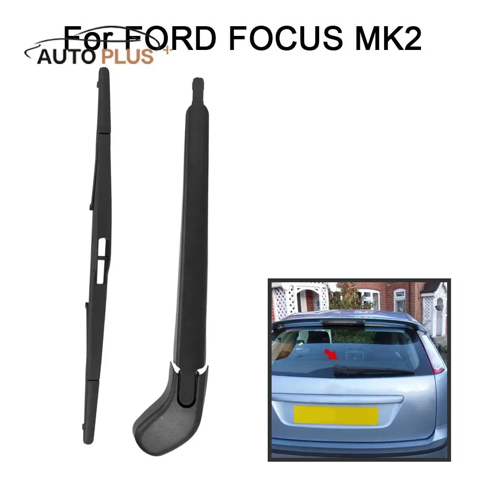 Car Rear Window Windshield Wiper Arm & Blade Complete Replacement Set