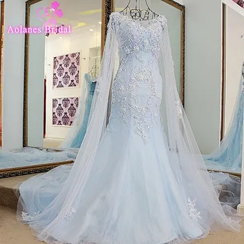 

New Arrival 2017 Appliques Pearls Beading Lace Up Back Mermaid Wedding Dress Cap Sleeves Maternity Long Bridal Gowns Plus Size