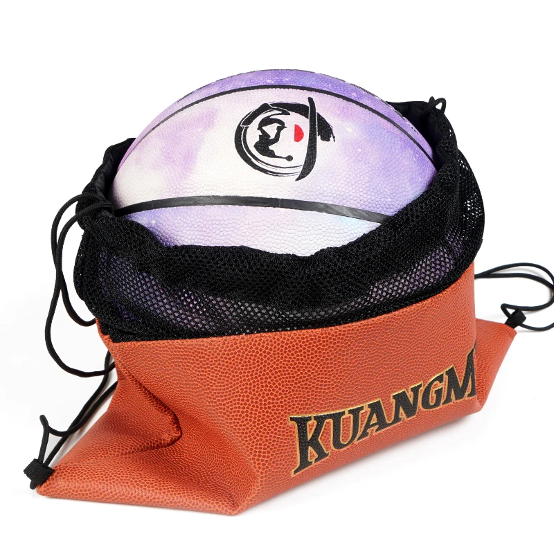 

Kuangmi Basketball Storage Bag, Sport Ball Bag, Football Volleyball Backpack, Round Shape, Adjustable Shoulder Strap