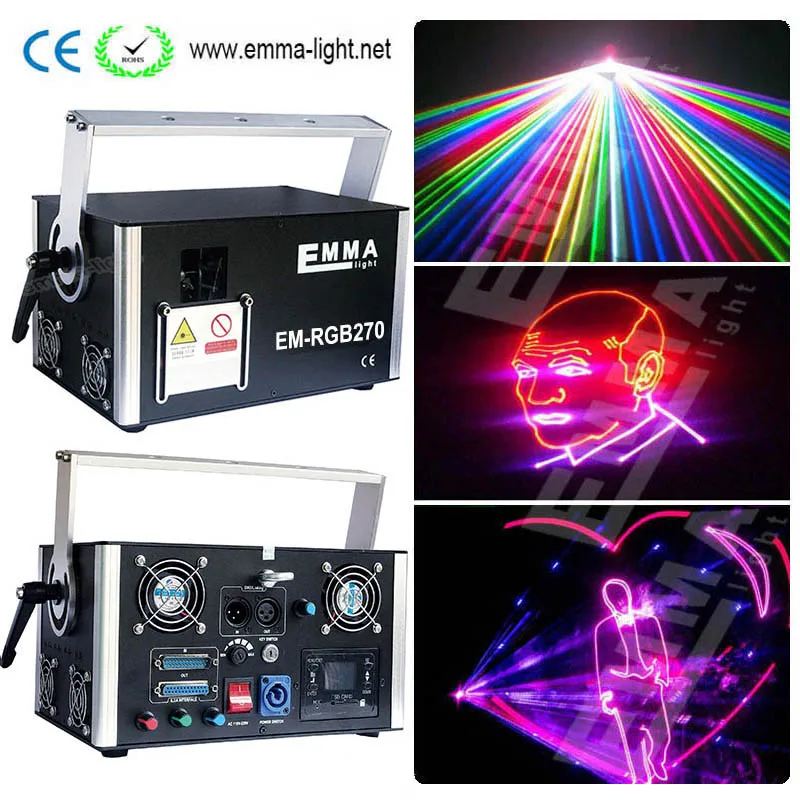 RGB multi colors ILDA laser light DJ programmable 5 Watt Rgb Laser