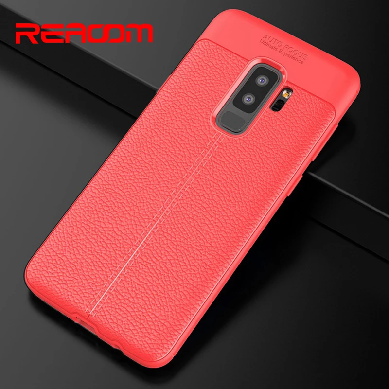 

REAOOM Soft TPU Case for Samsung Galaxy S9 Plus Phone Cover Protected Coque for Samsung Galaxy S9 S8 plus S7 Edge Business Case