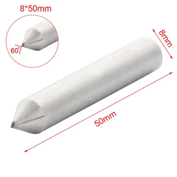 

8x50mm Steel Grinding Wheel Correction Pen 10mmx45mm Grinding Disc Wheel Natural Diamond Dresser Dressing Pen Tool Silver