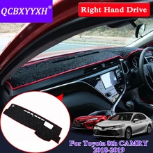 Автомобильный Стайлинг для Toyota 8th Camry- RHD розовый узор коврик на приборную панель защитный интерьер Photophobism накладка тент подушка