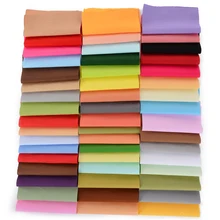 50 цветов 10x10 см квадраты хлопчатобумажная ткань лоскутное шитье стеганые ткани ткань DIY Набор для шитья кукол ремесла случайный цвет