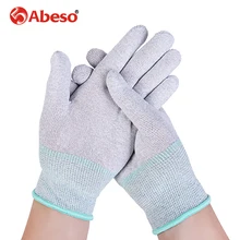 Abeso, новинка, страховые материалы для труда, перчатки, противоскользящие, антистатические, защитные, клеевые перчатки, перчатки для сварки, хорошее качество, A3006