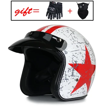 

2018 New Fashion Motorcycle Helmet 3/4 Face Retro Helmet Motorcycle Casque Casco Motocicleta Capacete Helmet