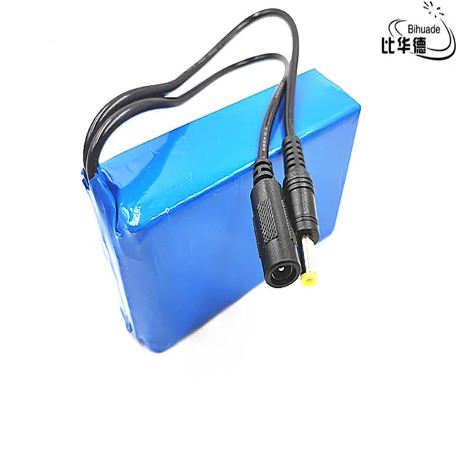 

1pcs/lot 12V 10000mah lithium battery Rechargeable DC battery polymer batteria For monitor motor LED light outdoor spare Battery