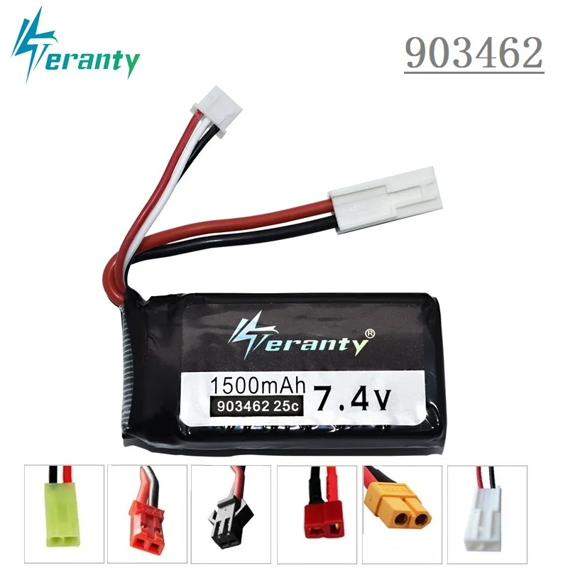 7 4 V 1500mAh батарея для FT009 FX067C HQ955 948 K959 HJ817 816 дистанционное управление лодка RC