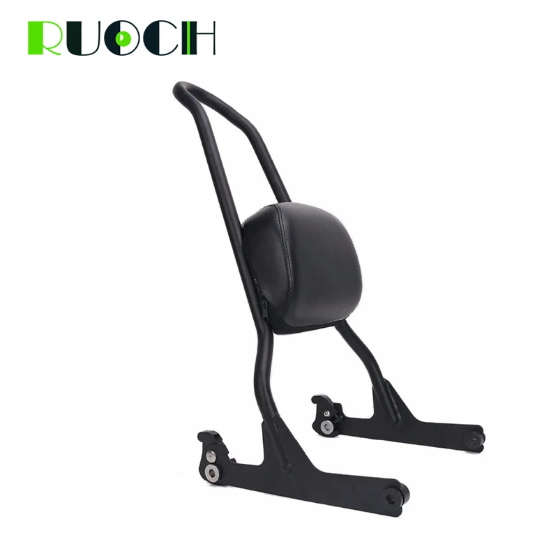 

Softail Sissy Bar Luggage Rack Motorcycle Backrest for Harley Softail Fat Boy FLSTF Night Train Cross Bones Detachable Accessory