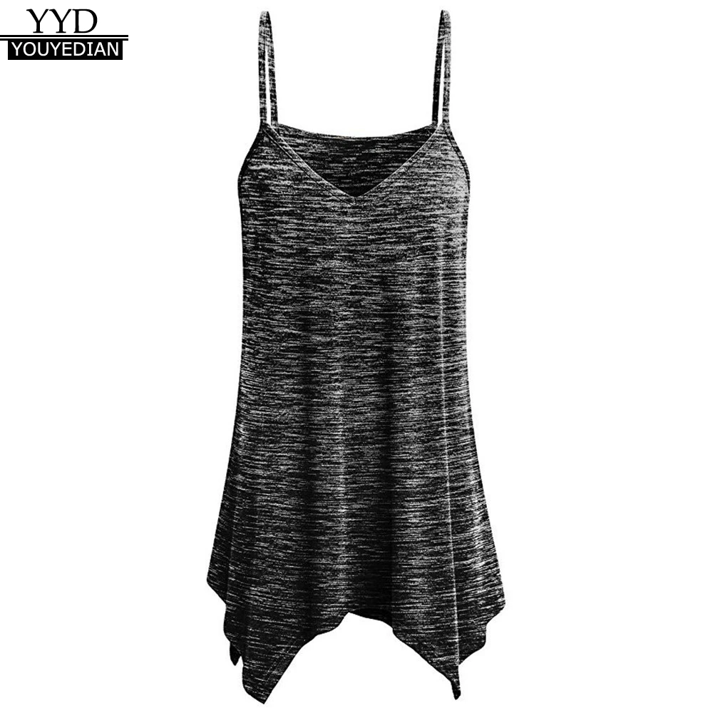 

Plus Size 5XL 2018 Summer Tank Top Womens Vintage Asymmetric Sleeveless Tops Causal Ladies Clothes Women Camis haut femme