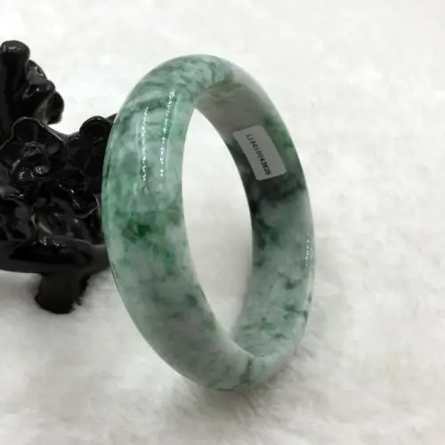 

Certified Grade "A" Natural Green Jadeite Jade Gems Bracelet Bangle style Fine jewe Noble 100% Natural jade