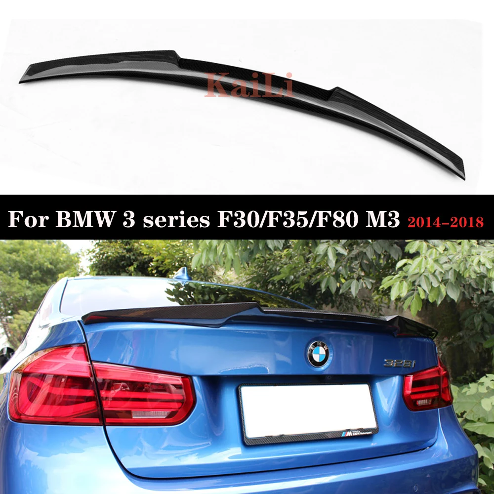 

Carbon spoiler For BMW 3 Series F30 F35 F80 M3 Spoilers Car Wing 2014-2018