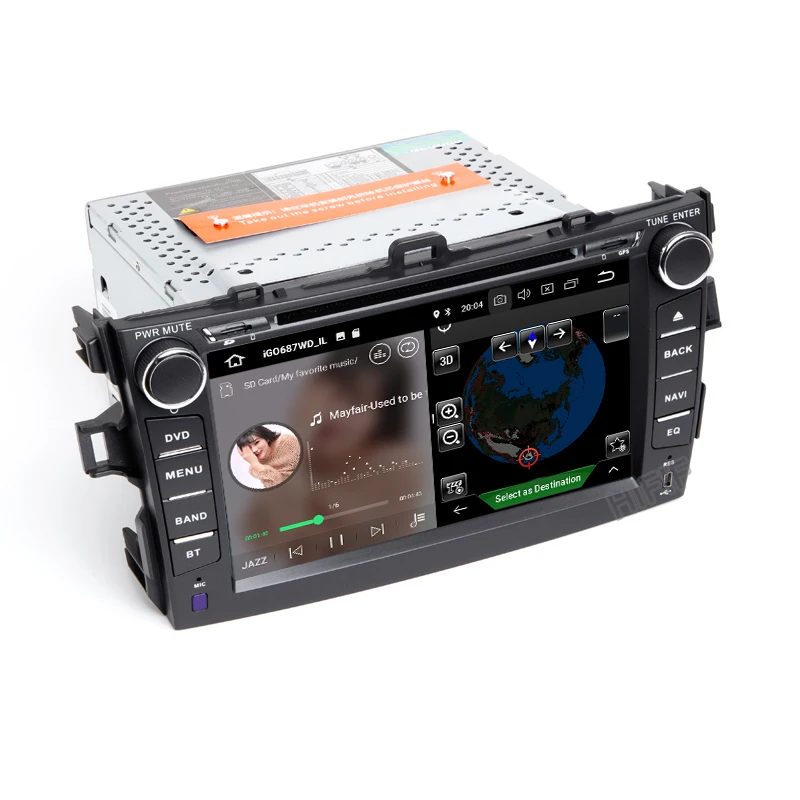 Best DSP Android 9.0 RAM 4GB 2 Din Car Multimedia Player For Toyota Corolla 2007 2008 2009 2010 2011 DVD Radio Gps Naviagtion WIFI 5 Best DSP Android 9.0 RAM 4GB 2 Din Car Multimedia Player For Toyota Corolla 2007 2008 2009 2010 2011 DVD Radio Gps Naviagtion WIFI 5