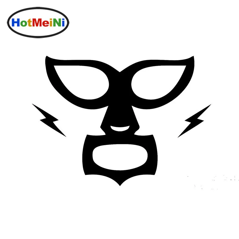 

HotMeiNi Stimulate Violent Sport Mexican Wrestler Mask Car Sticker for Laptop Kayak Car Styling Reflective Vinyl Decal 10 Color