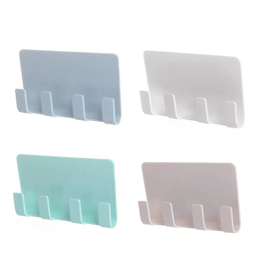 

Practical Adhesive Wall Phone Holder Socket Charging Box Bracket Stand Holder Keys Towel Rack Holder