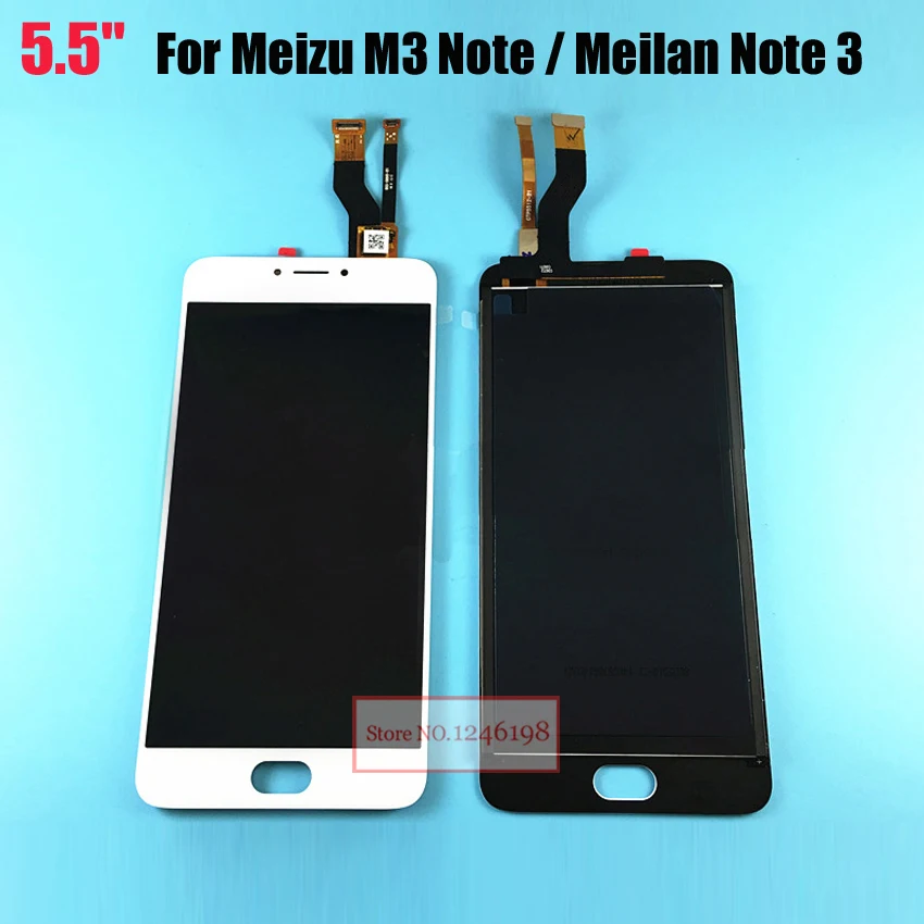 

5.5" High Quality Touch Screen Digitizer + LCD Display Assembly For Meizu M3 Note / Meilan Note 3 ( NOT for L681H) Parts