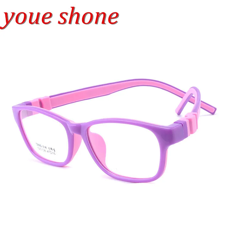 Youe Shone Rubber Eyeglasses Kids Flexible Silicone Glasses Frames For