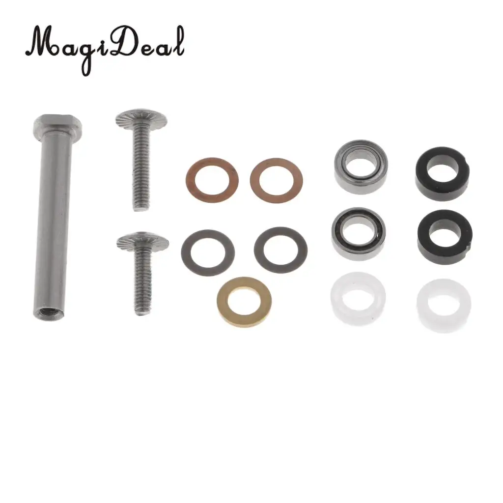 1 Set Fishing Reel Handle Accessories Fishing Handle Knob Tool Components Bearing Washers 4 x 7mm for Reel Repair DIY