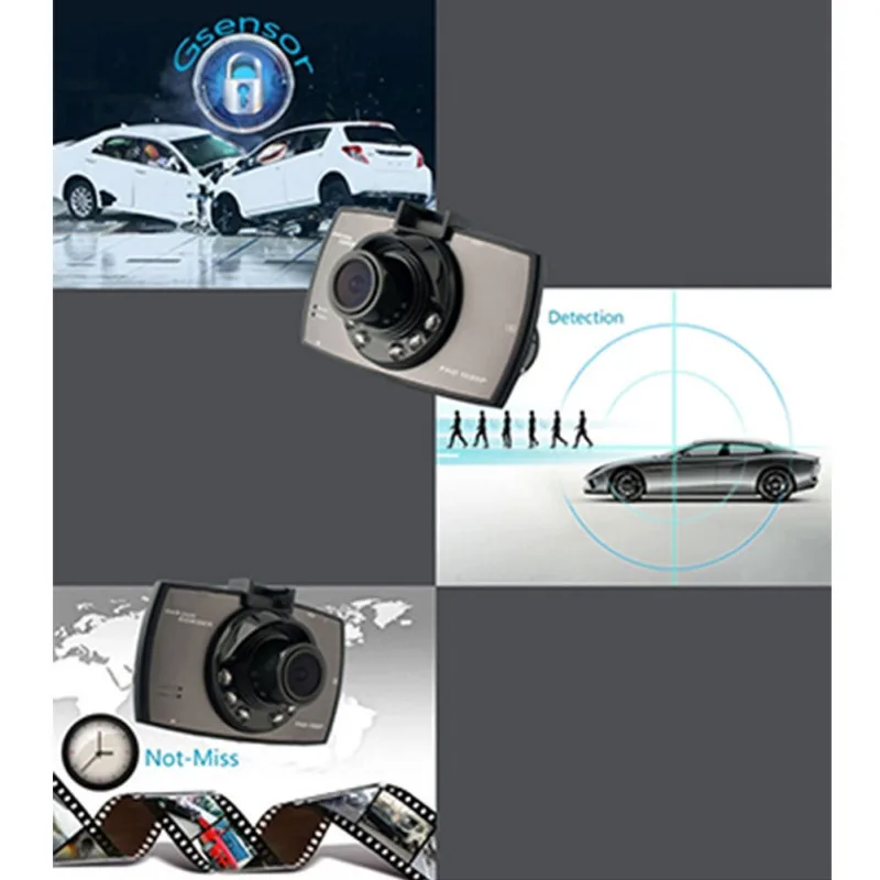 Мини Портативный G30 1080P Автомобильный видеорегистратор 120 градусов