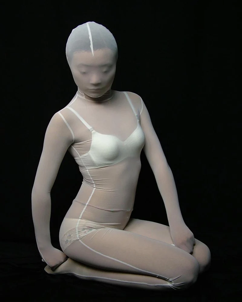 Pelle bianca Lycra Spandex Zentai Seta Tuta Cosplay Tuta COS Costume  Formato Adulto|silk zentai|skin zentai suitzentai skin suit - AliExpress