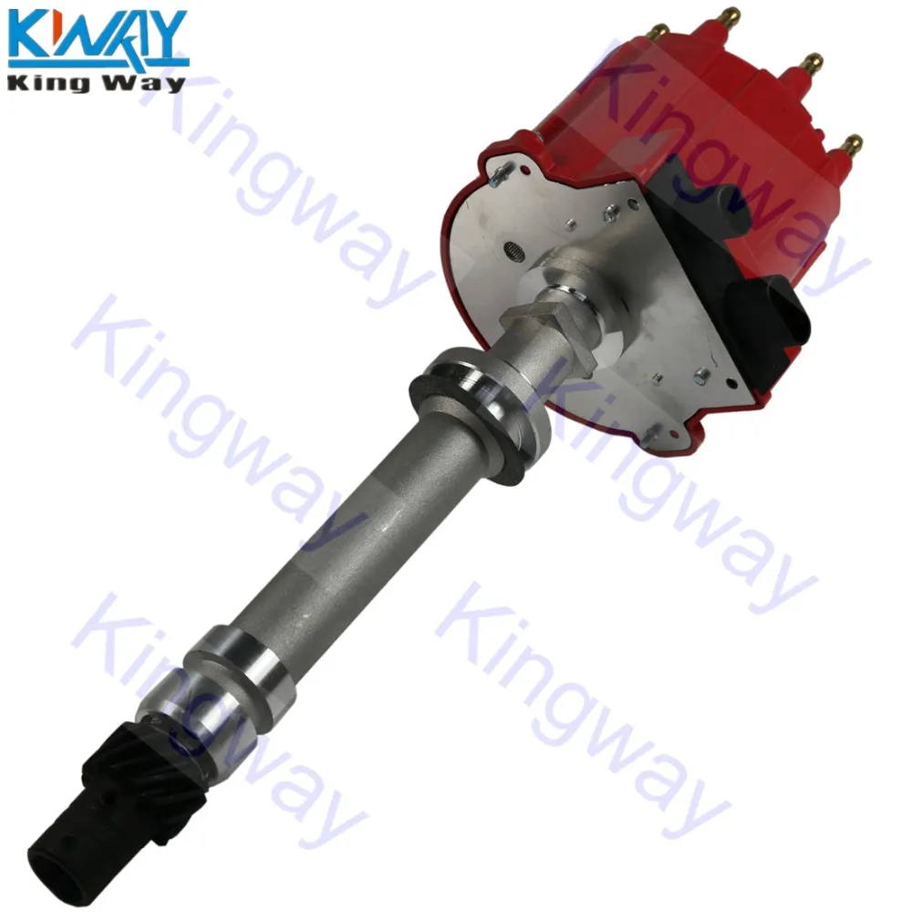 Бесплатная доставка распределитель зажигания King Way Red Cap HEI 1103952 для 87 95 Chevrolet Pontiac GMC