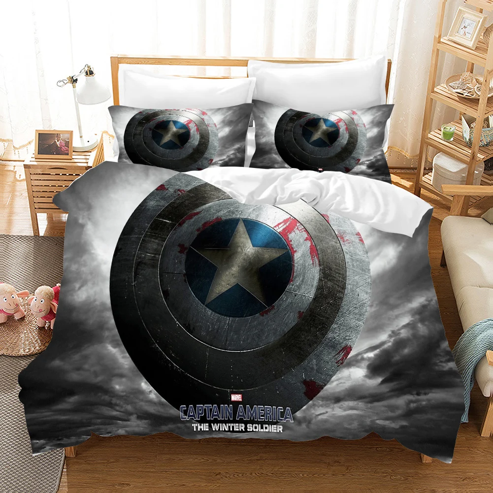 The Avengers iron Man 3d bedding set Duvet Covers Captain America Spiderman Thor Pillowcases comforter bedding sets bed linen The Avengers iron Man 3d bedding set Duvet Covers Captain America Spiderman Thor Pillowcases comforter bedding sets bed linen