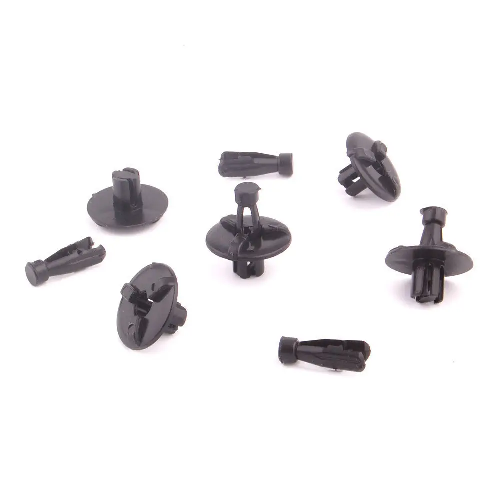 50pcs Engine Cover Nylon Push Type Retainer Clips 53259 0E010 For