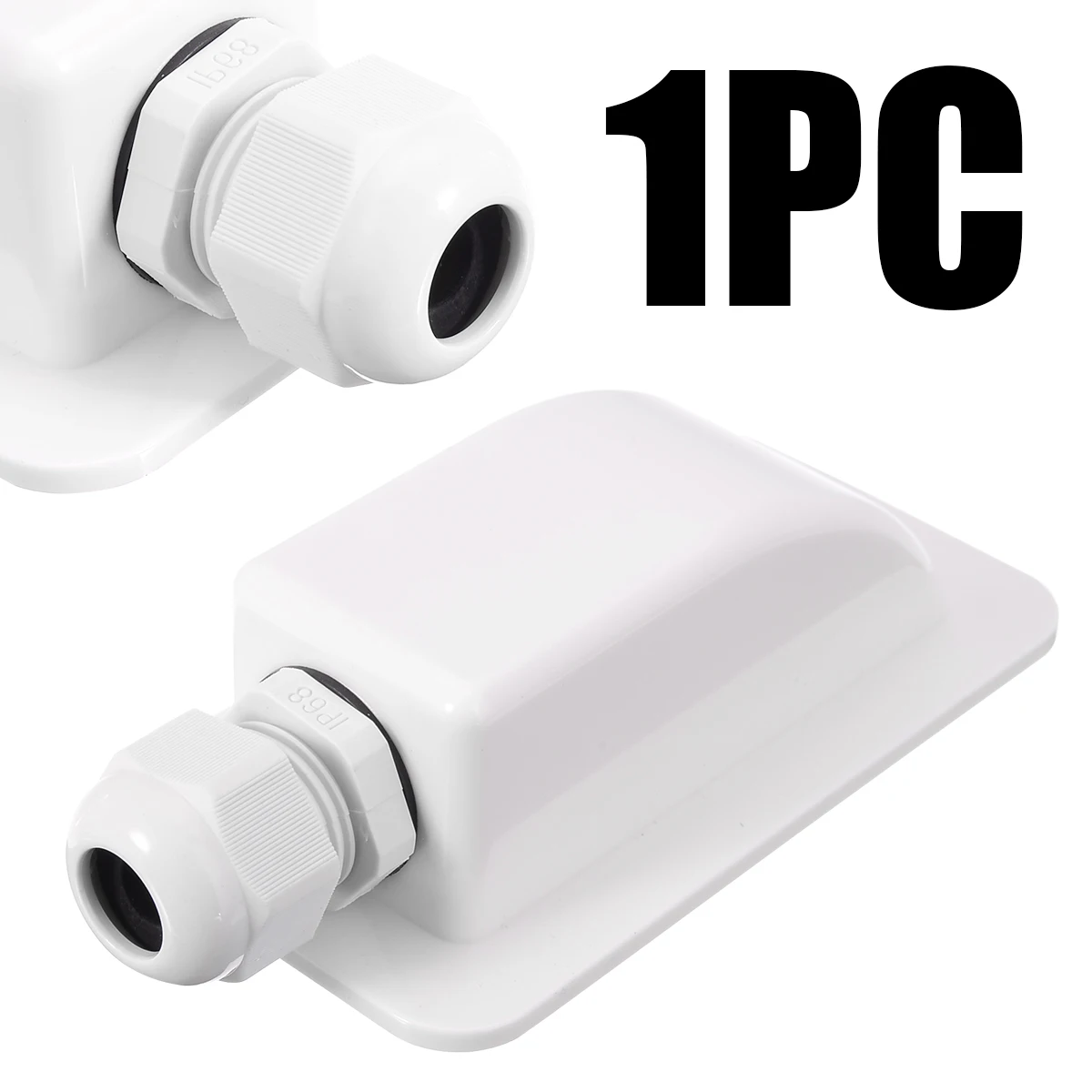 1pcs Waterproof Single Cable Entry Gland 3-7mm Solar Panel Cable Entry Junction Box Connectors Mayitr