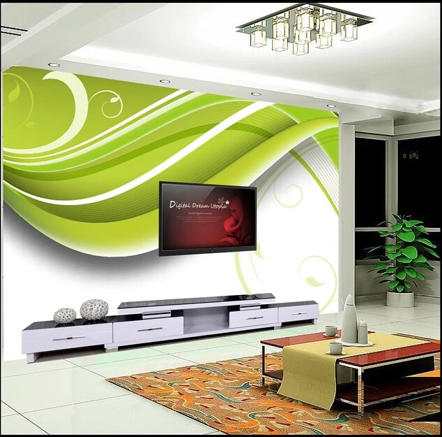 В обычный 3D фрески, Линия абстрактный фон обои, Гостиная диван телевизор стена спальня фон стена бумага
