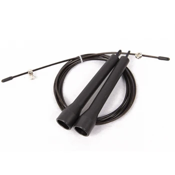 

Special black speed long jump rope professional quality goods athletic competition pattern speed jump rope
