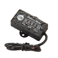 Free Shipping Battery Fuel Gauge Battery Meter 12V 24V Lead-Acid Battery Tester for car motorcycle e bike lawn mower ATV UTV