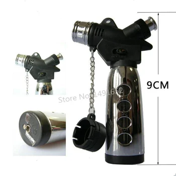 

HOT! Elbow ignition Inflatable kitchen lighter torch Jet 1300-C Butane Cigar Lighter Essential for field travel MF223