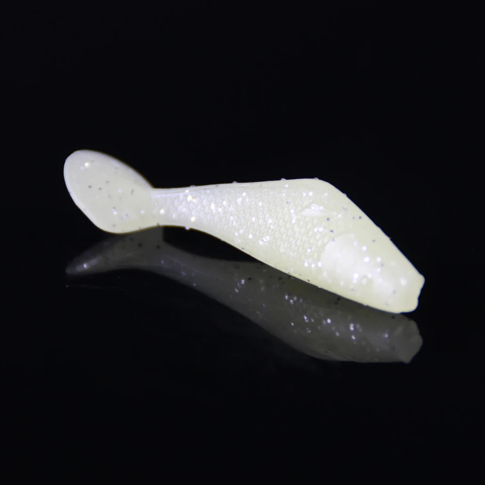 Spinpoler 50pcsLot Soft Fishing Lure Swimbait 50mm1.6g Magic Lures Carp Fishing Tackle Soft Shad Bait Worm Isca Artificial  (8)