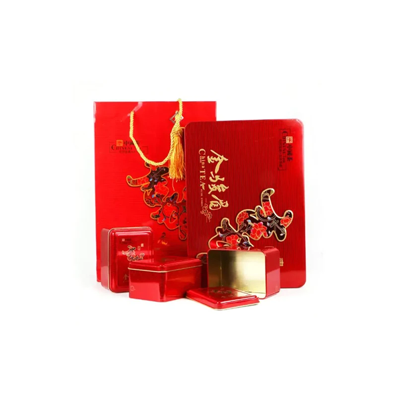 Shandong Xin Jia Yi упаковочные банки для чая оловянные подарочные Прямоугольная форма