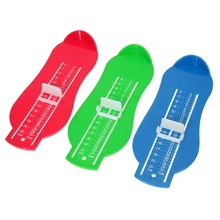 7 couleurs bébé pied règle enfants pied longueur dispositif de mesure enfant chaussures calculatrice pour enfants infantile chaussures raccords jauge outils