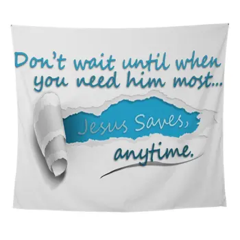 

Jesus Saves Wall Tapestry