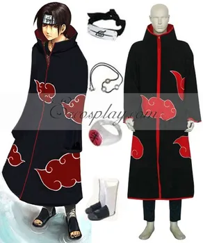 

Naruto Akatsuki Itachi Uchiha Deluxe Men's Cosplay Costume E001