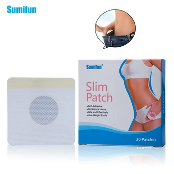 

Sumifun 20pcs Burning Fat Health Paste Slim Patch Minceur Sleep Lose Weight Slimming Patch Weight Loss Fat Navel Stick K02601