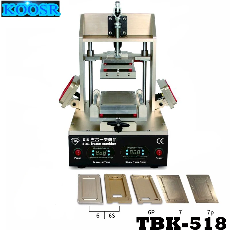 TBK-766 1" планшет Автоматическая ОСА ламинатор поляризатор для пленки ОСА машина для припрессовки пленки для ремонта lcd нужен воздушный компрессор