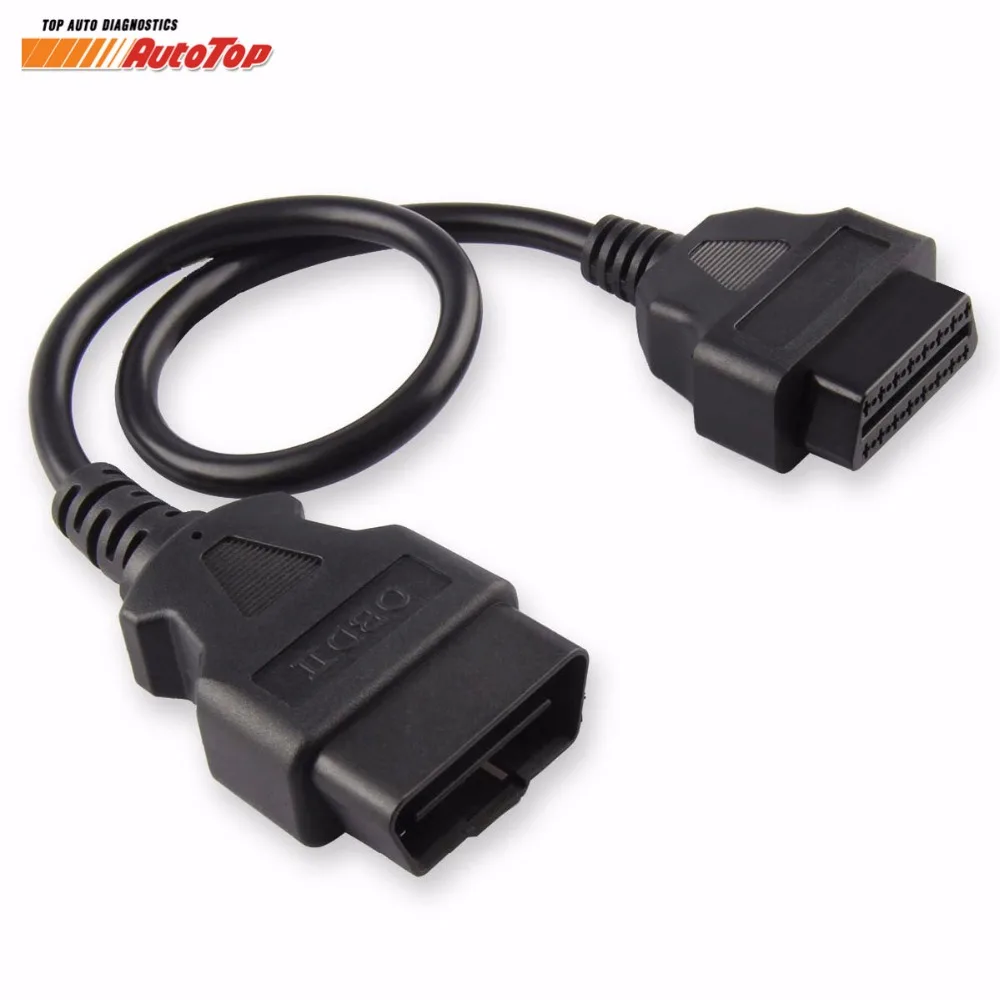 Диагностический кабель OBD2 OBD Удлинительный 16 контактный штекер разъем II для