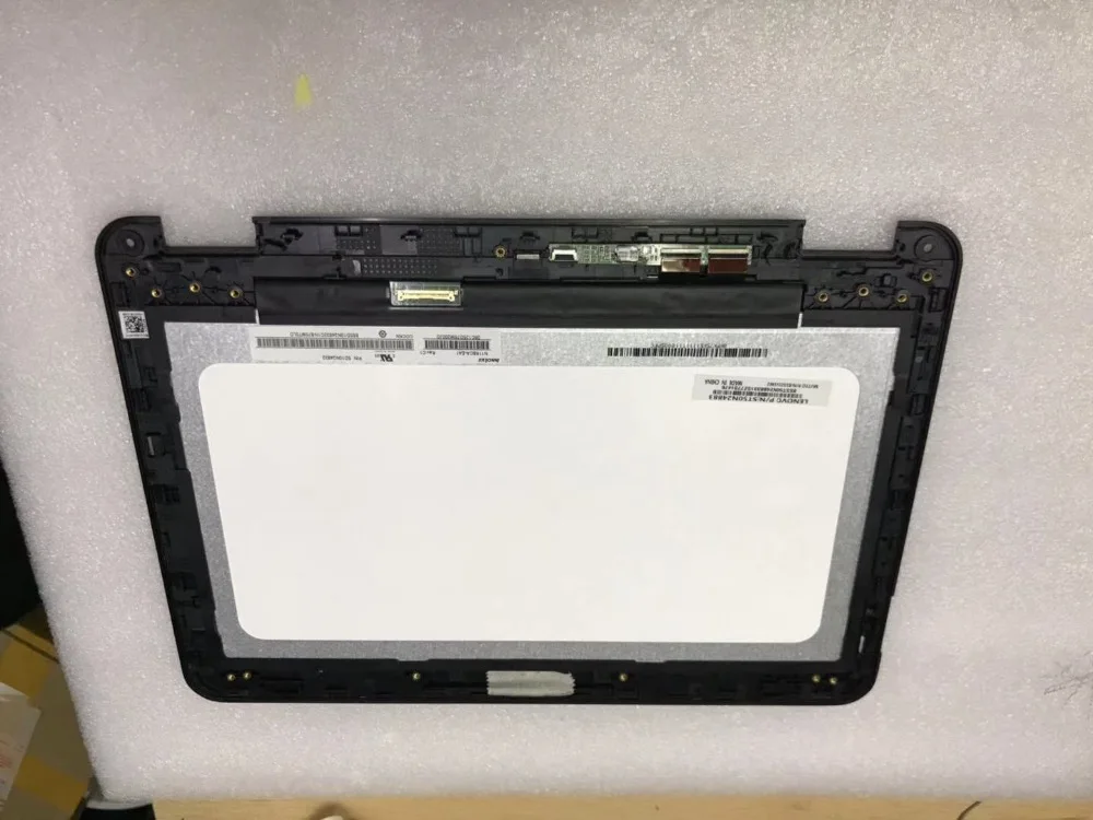 11.6LCD Сенсорный экран Digitizer Ассамблеи Панель+ рамка для lenovo WinBook N24 ободок матрица 30pin 81AF0003US N116BCA EA1 B116XAN04.0