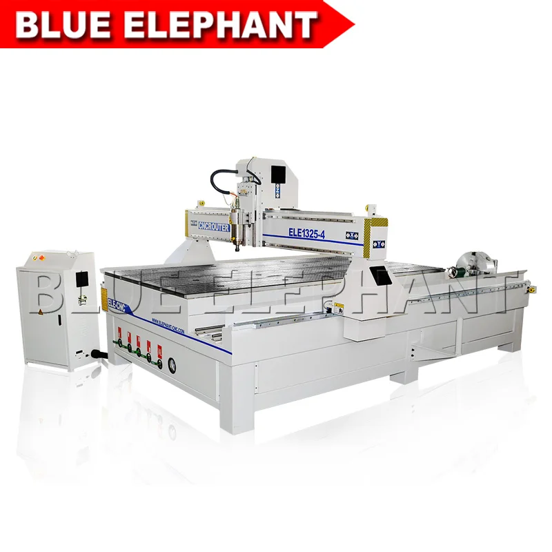 

China Best Price 1325 Engraving Machine 4 Axis Woodworking Cnc Router Machine from Blue Elephant