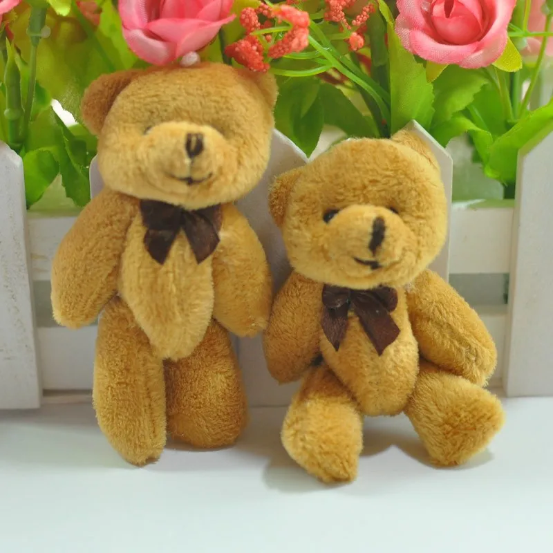 8CM plush teddy bear with bow tie 30